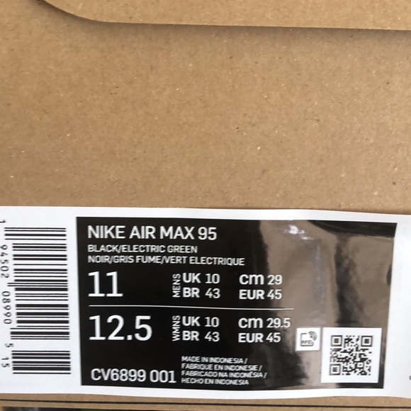 NIKE AIR MAX 95 SNEAKERS - Picture 9 of 9